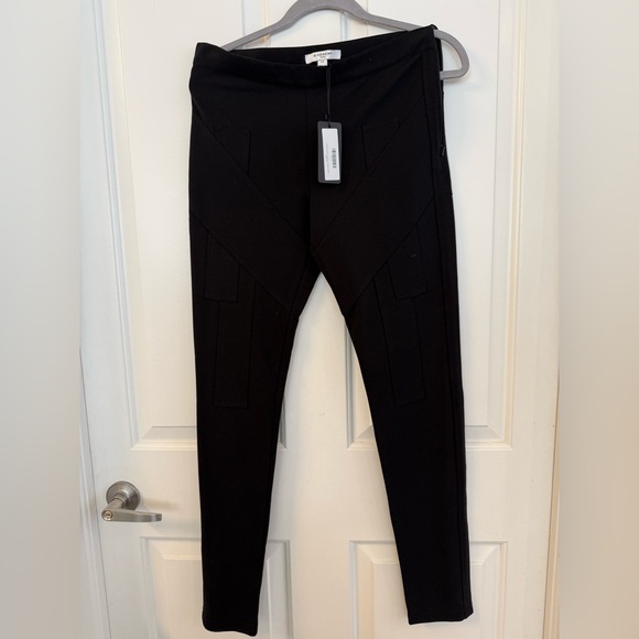 Givenchy Black Leggings with Panel Detail - Picture 1 of 5